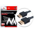 Przewód HDMI-HDMI SLIM v1.4 0,5m Maclean MCTV-700