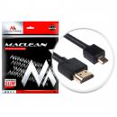 Przewód HDMI-microHDMI SLIM v1.4 1m  MCTV-721