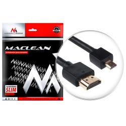 Przewód HDMI-microHDMI SLIM v1.4 3m  MCTV-723