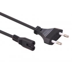 Kabel zasilający ósemka 2 pin 3M wtyk EU Maclean MCTV-810