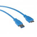 Przewód kabel USB 3.0 A-B Wtyk-wtyk 0,5m MCTV-586