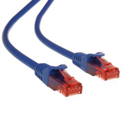 Przewód kabel patchcord UTP cat6 wtyk-wtyk 0,5m niebieski Maclean MCTV-300 N