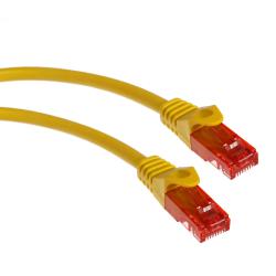 Przewód kabel patchcord UTP cat6 wtyk-wtyk 2m żółty Maclean MCTV-302 Y