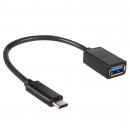 Kabel USB 3.0 AF  - Type C 0,15m OTG Maclean MCTV-843